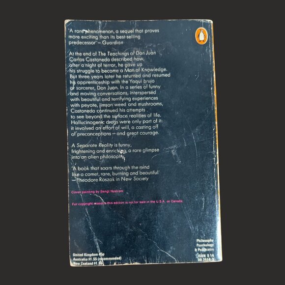 A Separate Reality by Carlos Castaneda - Picture 3 of 3